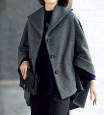 ルフラン（ルフラン）の「季節の変わり目に重宝！ポンチョジャケット（その他ジャケット）」