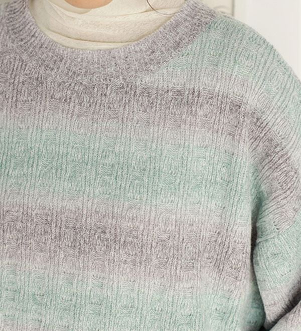 GeeRA（ジーラ）の「グラデーションニットプルオーバー（ニット・セーター）」｜詳細画像