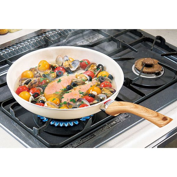 「セラミックコートフライパン　３点セット（鍋・フライパン）」｜詳細画像