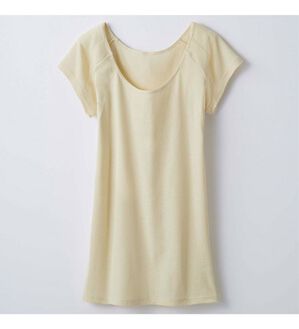 LAVIENNE（ラヴィエンヌ）の「綿１００％ひんやり汗ジミ防止インナー＜ラヴィクールナチュラル＞（肌着・インナーウェア）」｜ベージュ