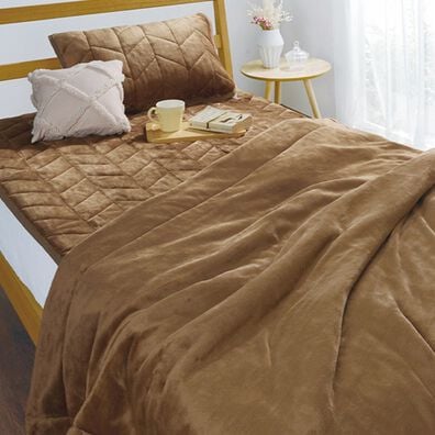 iellio（イエリオ）の「あったかフランネル敷きパッド＜敷パッド・枕パッド・吸湿発熱・抗菌防臭＞（敷パッド）」