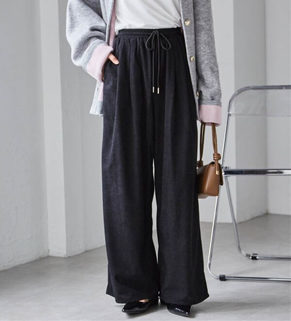 RANAN（ラナン）の「リブタックワイドイージーパンツ（その他パンツ）」｜詳細画像