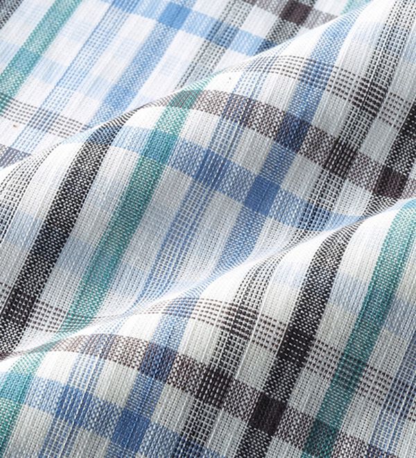 「【２着組】日本製播州織しじら織さらさらパジャマ（メンズルームウェア）」｜詳細画像