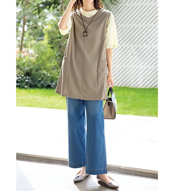 ルフラン（ルフラン）の「【３色組】パッと着て完成♪夏映えチュニック（チュニック）」｜詳細画像