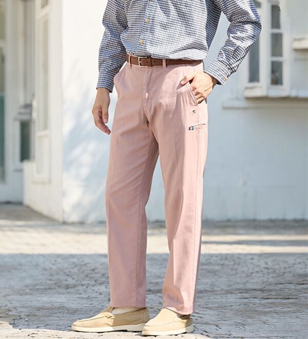 「＜アーノルド　パーマー＞デニム＆チノから選べる定番ストレッチパンツ（メンズフルレングスパンツ）」｜詳細画像