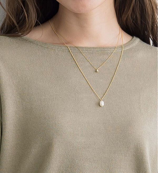 Pierrot（ピエロ）の「【選べるネック】シルクタッチバルーンニット（ニット・セーター）」｜詳細画像