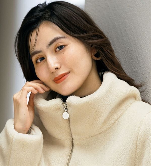 ルフラン（ルフラン）の「上品ボア切替デザインコート（ハーフコート）」｜詳細画像