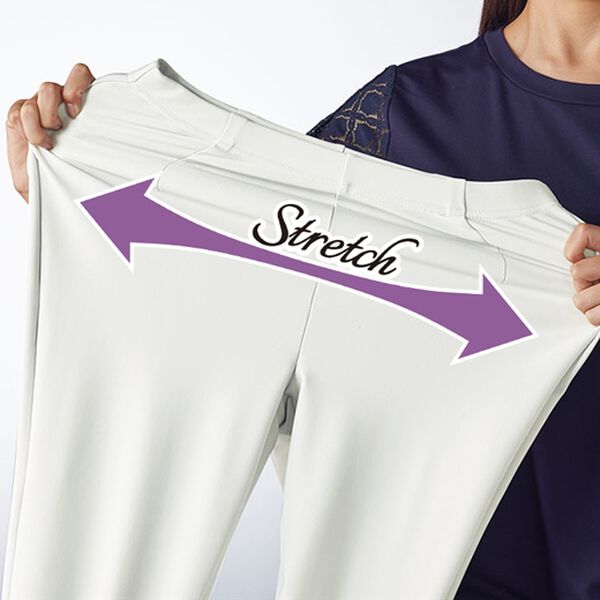 BELLUNA（ベルーナ）の「日本製ハイテンションストレートパンツ（フルレングスパンツ）」｜詳細画像