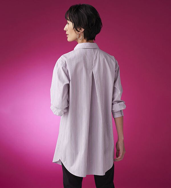 BELLUNA（ベルーナ）の「＜ＳＯＬＯＴＥＸ（Ｒ）＞ストレッチビッグシャツ（シャツ）」｜詳細画像