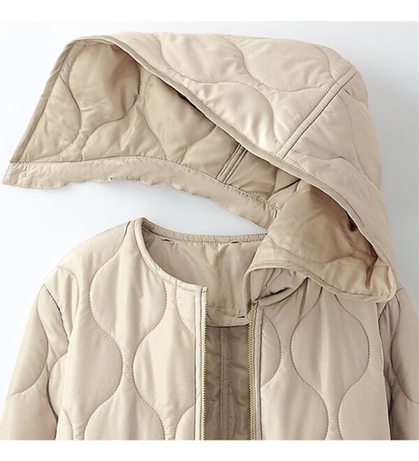 BELLUNA（ベルーナ）の「ゆったりが可愛い！ライナー付キルトコート（ロングコート）」｜詳細画像