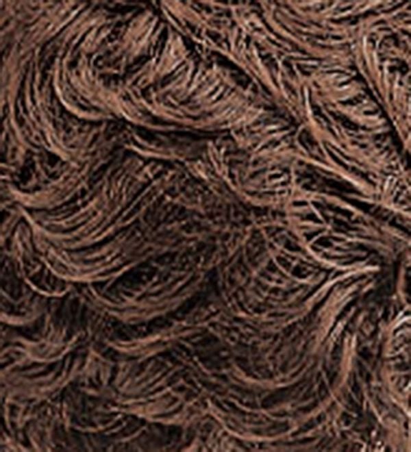 「人毛１００％ハンドメイド軽やかヘアピース（ウィッグ・ヘアピース・エクステ）」｜栗色