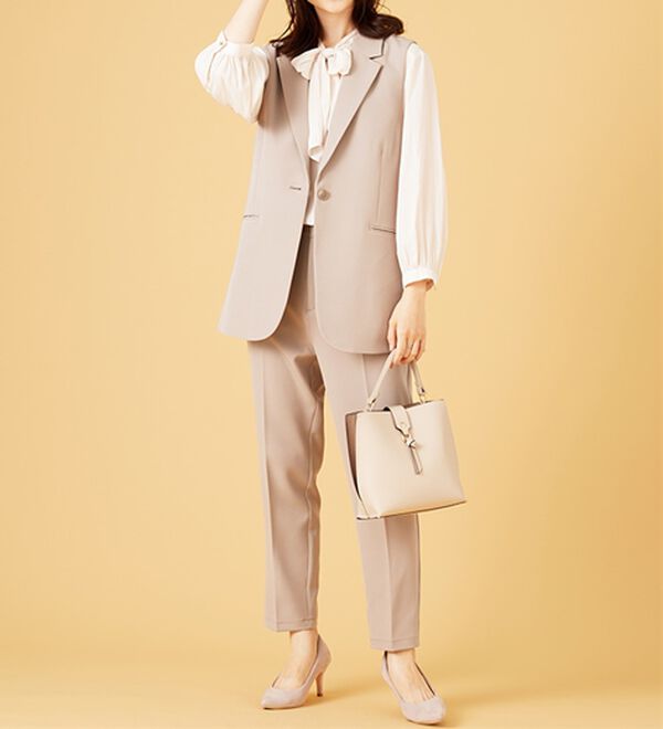 BELLUNA（ベルーナ）の「〈セレモニースタイル〉テーラードジレ（ジレ）」｜詳細画像