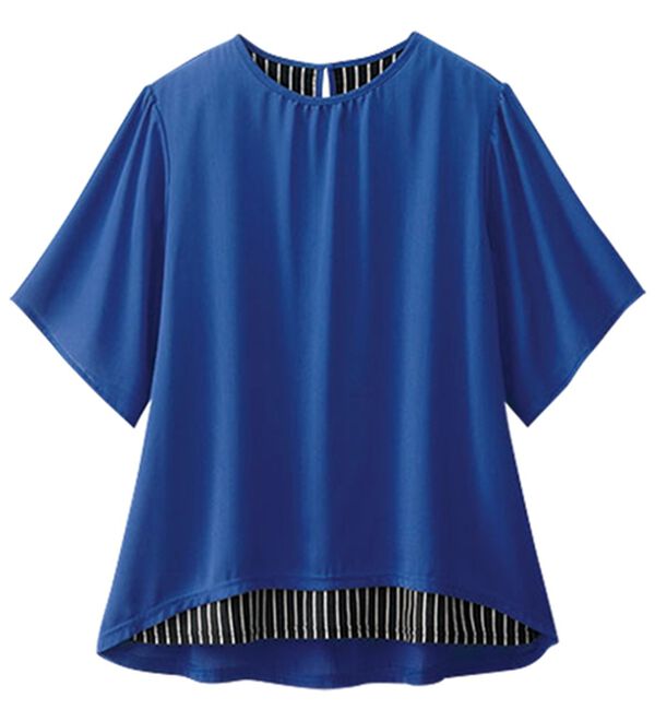 BELLUNA（ベルーナ）の「シフォン重ねレイヤードチュニック（チュニック）」｜詳細画像