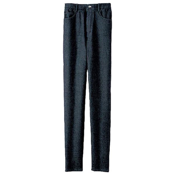 BELLUNA（ベルーナ）の「あったか裏フリースストレッチジーンズ（フルレングスパンツ）」｜ブラック