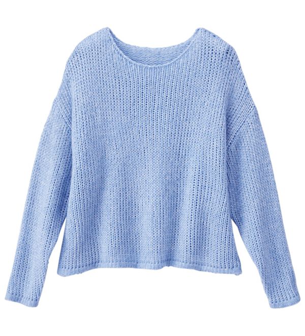 モヘアタッチローゲージシアーニット - ベルーナ【公式】