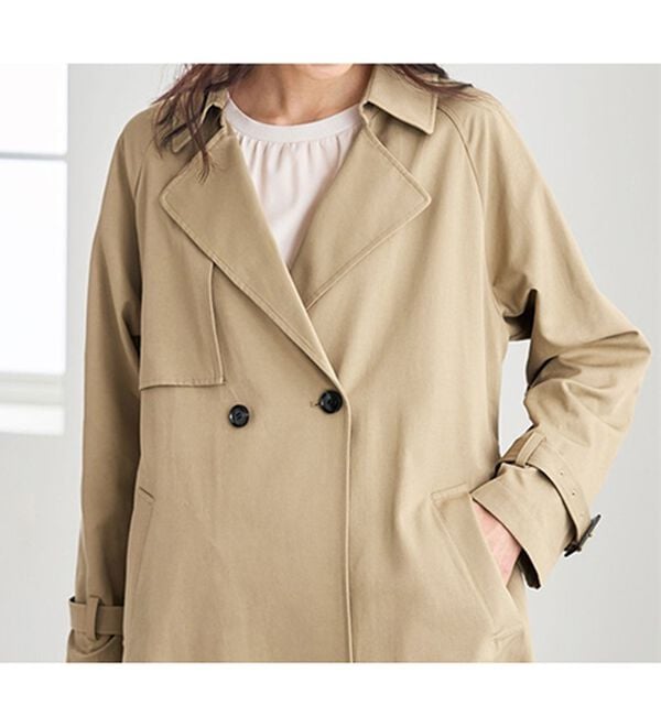 BELLUNA（ベルーナ）の「バックレースデザイン華やぎトレンチコート（ロングコート）」｜詳細画像