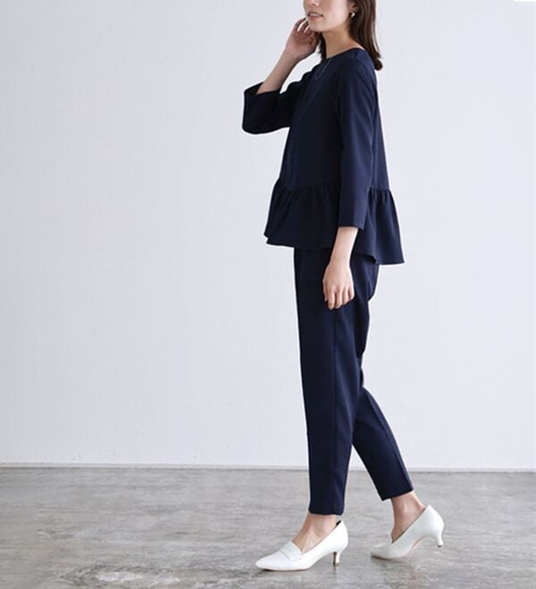 Pierrot（ピエロ）の「【選べる丈】大人のフリルセットアップ（セットアップ）」｜詳細画像