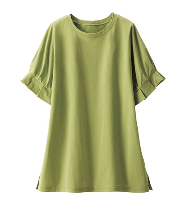 ルフラン（ルフラン）の「二の腕ほっそりひんやりカットソー（カットソー）」｜詳細画像