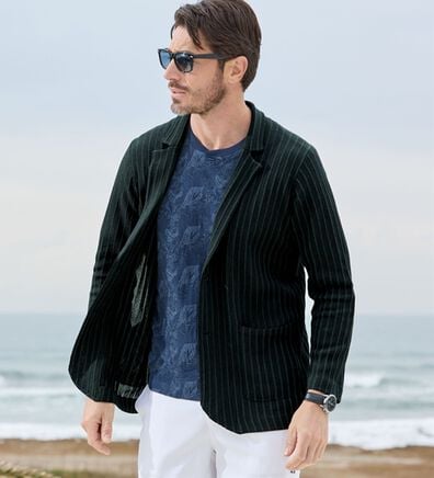 「＜コムルヴァン・オム＞ペーパーヤーン涼感ジャケット（メンズジャケット）」