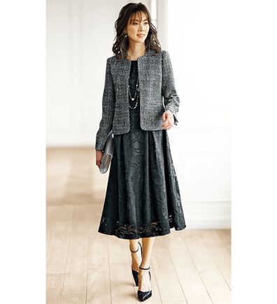 BELLUNAのスーツレディースファッション(ブラック)通販 - ベルーナ【公式】 