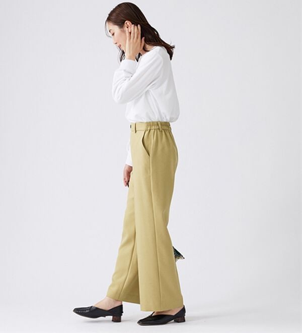 BELLUNA（ベルーナ）の「【Ｗｏｏｌｉｓｈ】美脚ワイドパンツ（ワイドパンツ・ガウチョ）」｜詳細画像