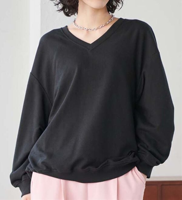 RANAN（ラナン）の「バックギャザーデザインスウェット（カットソー）」｜詳細画像