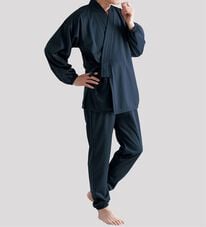 「【２着組】ゴロ寝できちゃうらくちんジャージ作務衣（メンズ和装・浴衣・和装グッズ）」