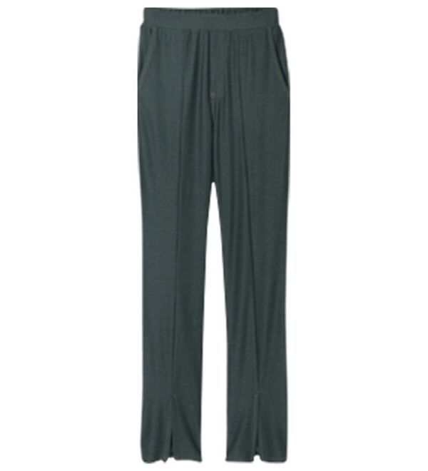 RANAN（ラナン）の「ひんやり！デニム調スリットパンツ（フルレングスパンツ）」｜詳細画像