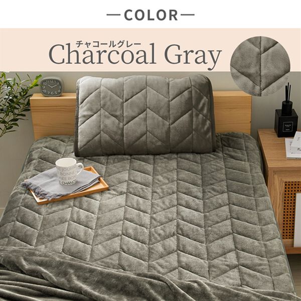 iellio（イエリオ）の「あったかフランネル敷きパッド＜吸湿発熱・抗菌防臭＞（敷パッド）」｜詳細画像