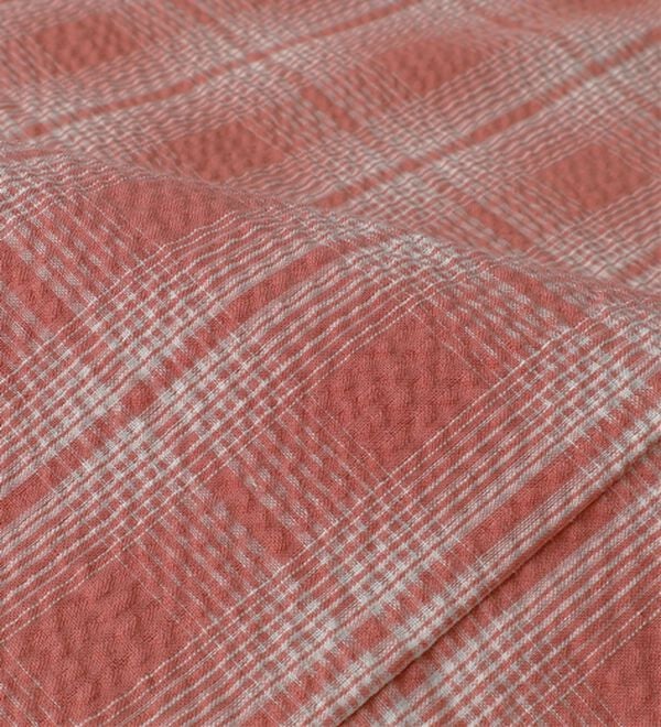 BELLUNA（ベルーナ）の「サッカー素材チェック柄チュニック（チュニック）」｜詳細画像