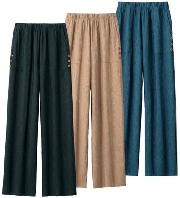 ルフラン（ルフラン）の「【３本組】抗菌防臭ラクちんイージーパンツ（その他パンツ）」｜3本組