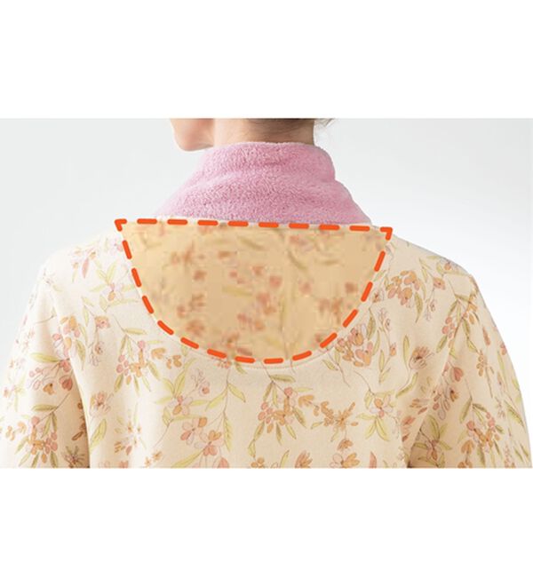 「【２着組】首元が暖かい裏起毛パジャマ（パジャマ・ルームウェア）」｜詳細画像