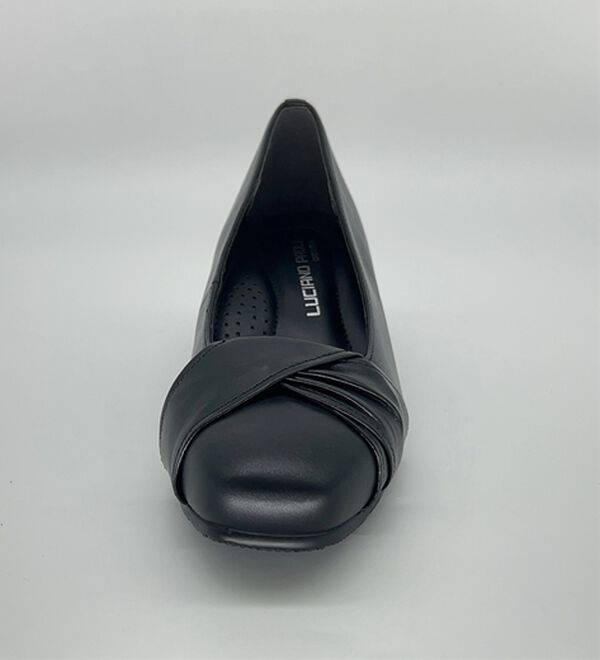 BELLUNA（ベルーナ）の「４Ｅ牛革リボンデザインヒールパンプス（パンプス）」｜詳細画像