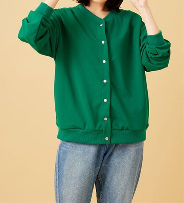 BELLUNA（ベルーナ）の「ストレッチジョーゼット素材カーディガン（その他カーディガン）」｜詳細画像