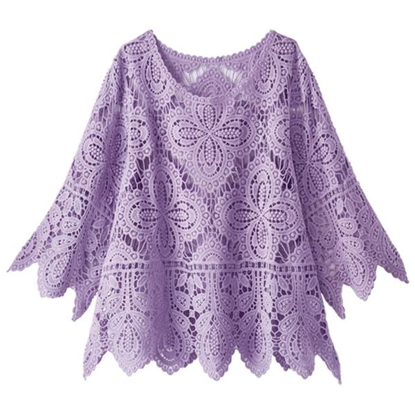 BELLUNA（ベルーナ）の「この夏欲しい！クロシェ風ブラウス（ブラウス）」｜詳細画像