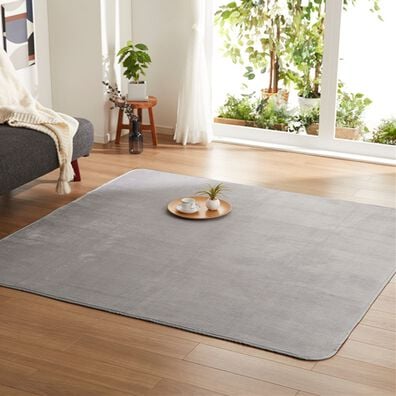 iellio（イエリオ）の「ふっくらはっ水洗えるフランネルラグ（カーペット）」