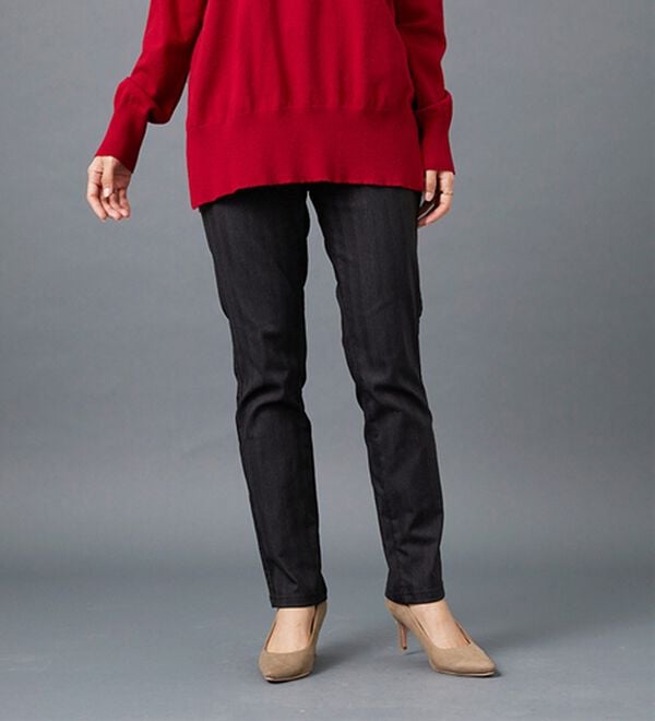 BELLUNA（ベルーナ）の「美脚ストレッチ裏起毛パンツ（フルレングスパンツ）」｜詳細画像