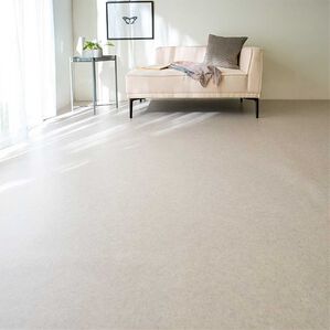 iellio（イエリオ）の「多機能クッションフロアシート＜簡単ロール式・フローリング調・防水・はっ水・日本製・抗菌・防カビ・防炎＞（カーペット）」｜モルティストーンライトグレー