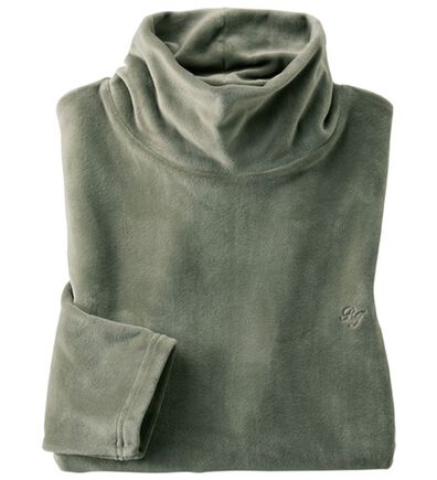 「ベロアタッチルーズネックＴシャツ（メンズカットソー）」