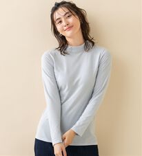LAVIENNE（ラヴィエンヌ）の「【うす・軽・温】綿１００％吸湿発熱あったかタートルネックインナー（肌着・インナーウェア）」