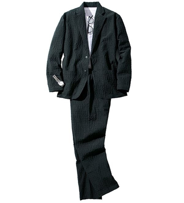 「ランダムサッカーサマーセットアップ（メンズジャケット）」｜ブラック