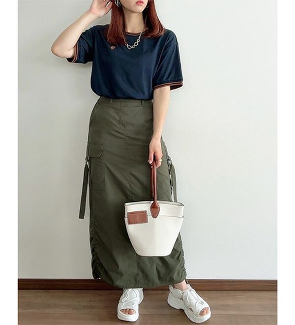 GeeRA（ジーラ）の「【ＵＳ．ＰＯＬＯ．ＡＳＳＮ】ライン配色Ｔシャツ（Tシャツ）」｜詳細画像