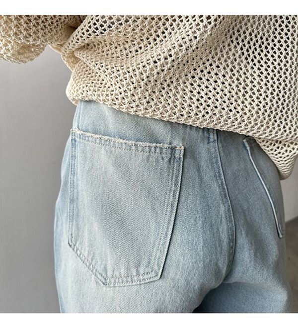 GeeRA（ジーラ）の「美脚魅せカーブデニム（フルレングスパンツ）」｜詳細画像