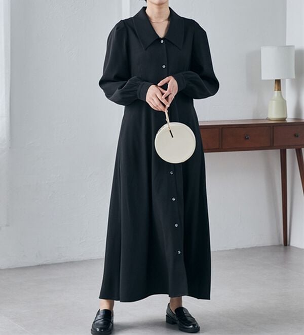 RANAN（ラナン）の「クラシカルカラーシャツワンピ（シャツワンピース）」｜詳細画像