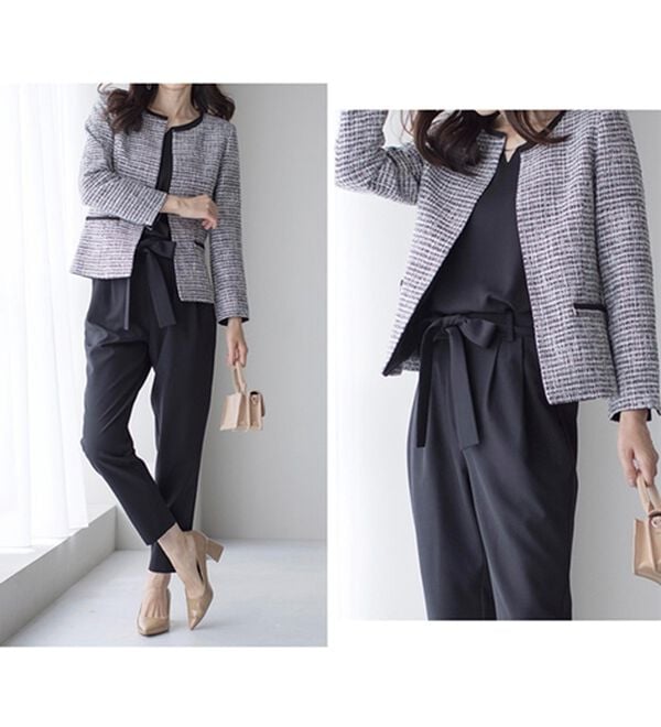 RANAN（ラナン）の「【４点セット】洗える！選べるボトムスーツセット（パンツスーツ）」｜詳細画像