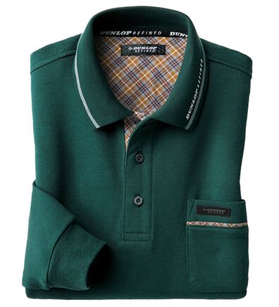 「＜ダンロップ・リファインド＞日本製裏起毛ポロシャツ（メンズポロシャツ）」