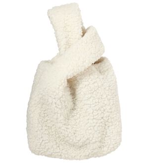 RANAN（ラナン）の「もこもこファーミニトートバッグ（ハンドバッグ）」｜アイボリー