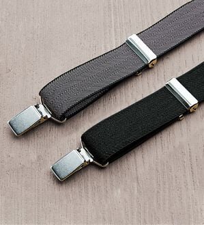 「【２本組】＜クロコダイル＞こだわりの日本製サスペンダー（メンズベルト）」｜2本組