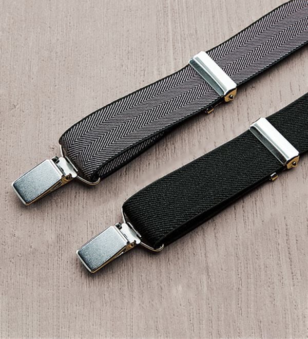 「【２本組】＜クロコダイル＞こだわりの日本製サスペンダー（メンズベルト）」｜2本組