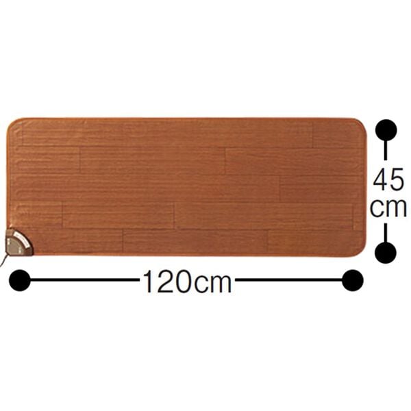 iellio（イエリオ）の「表面防水加工フローリング調ホットカーペット＆マット（ストーブ・ヒーター）」｜詳細画像